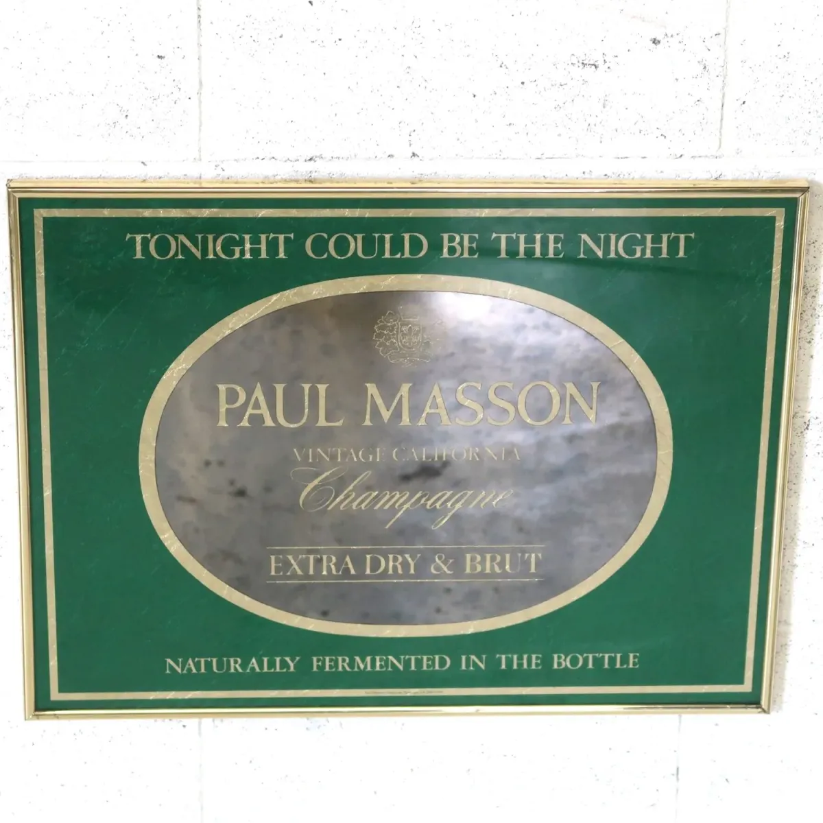 PAUL MASSON ビンテージ パブミラー