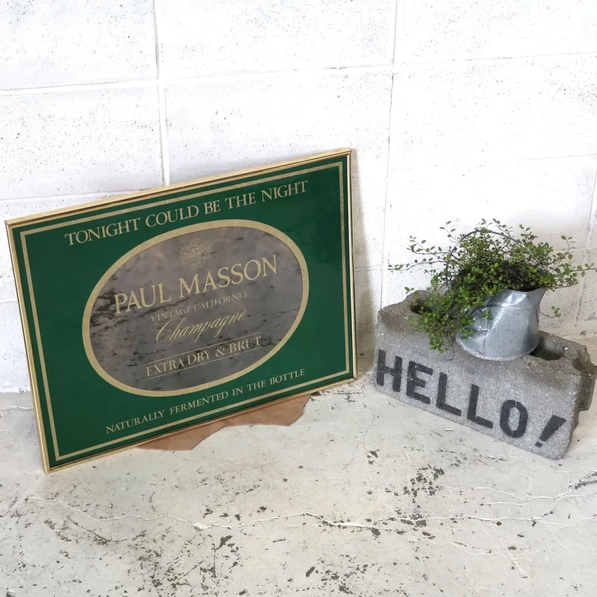 PAUL MASSON ビンテージ パブミラー