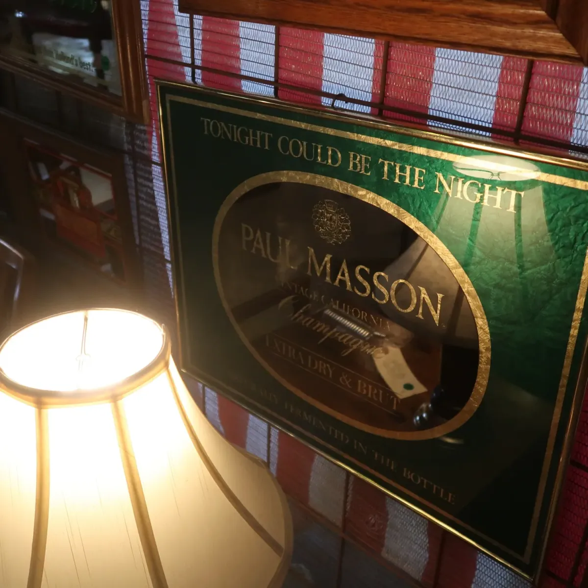 PAUL MASSON ビンテージ パブミラー