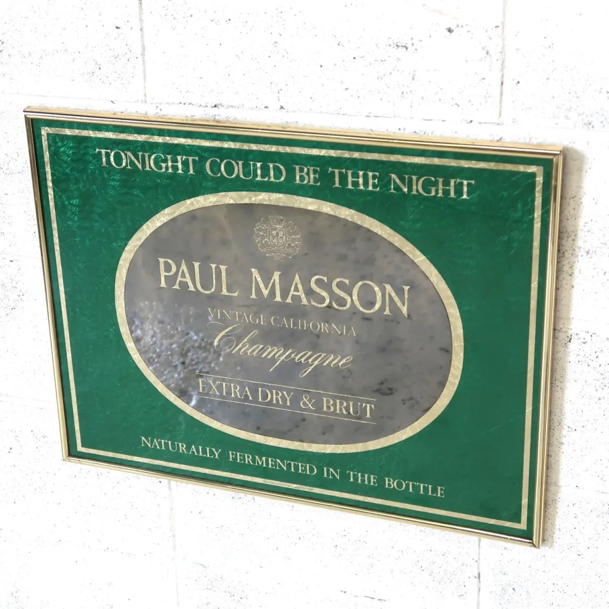 PAUL MASSON ビンテージ パブミラー