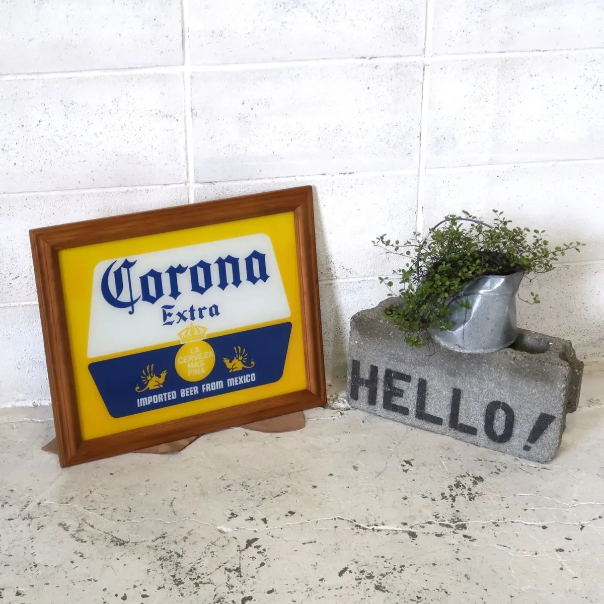 Corona Extra ビンテージ パブミラー