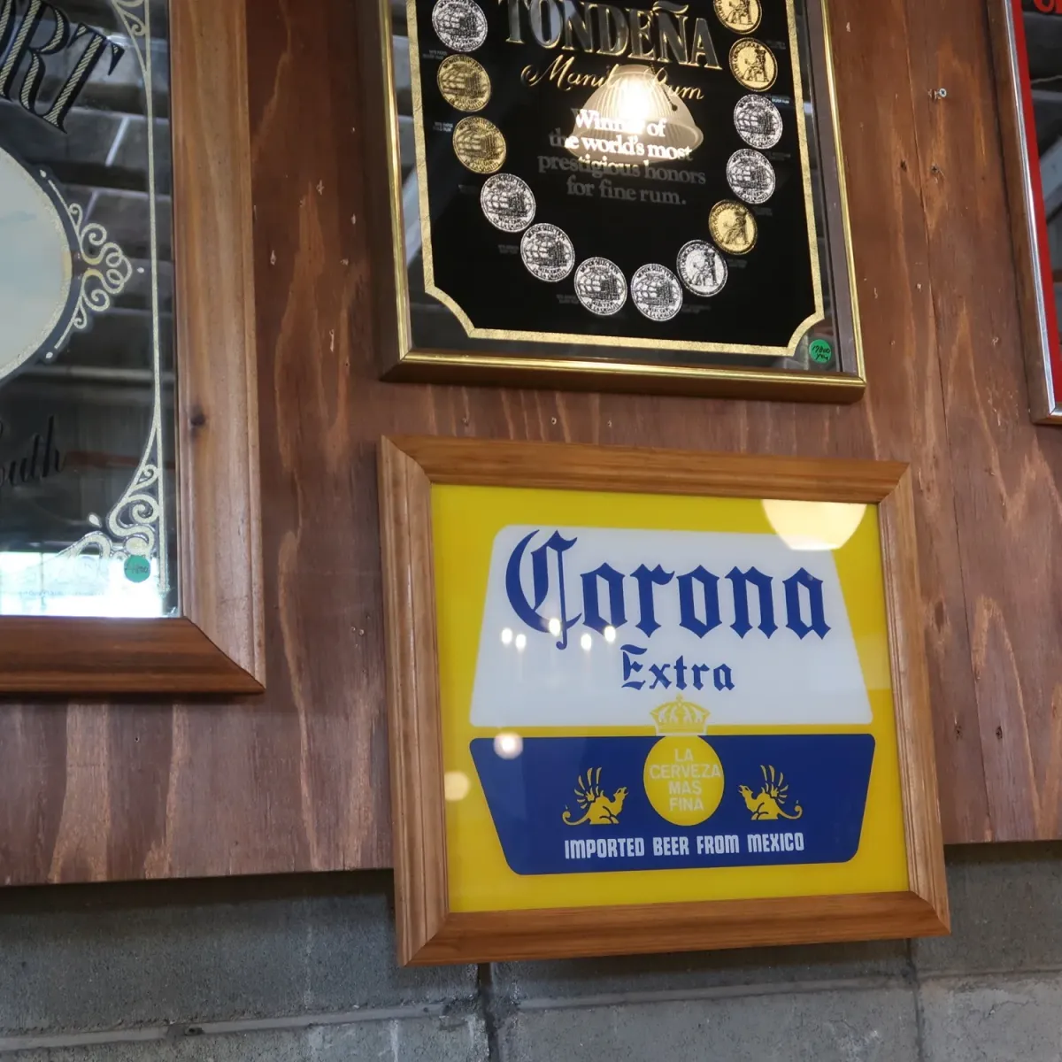 Corona Extra ビンテージ パブミラー