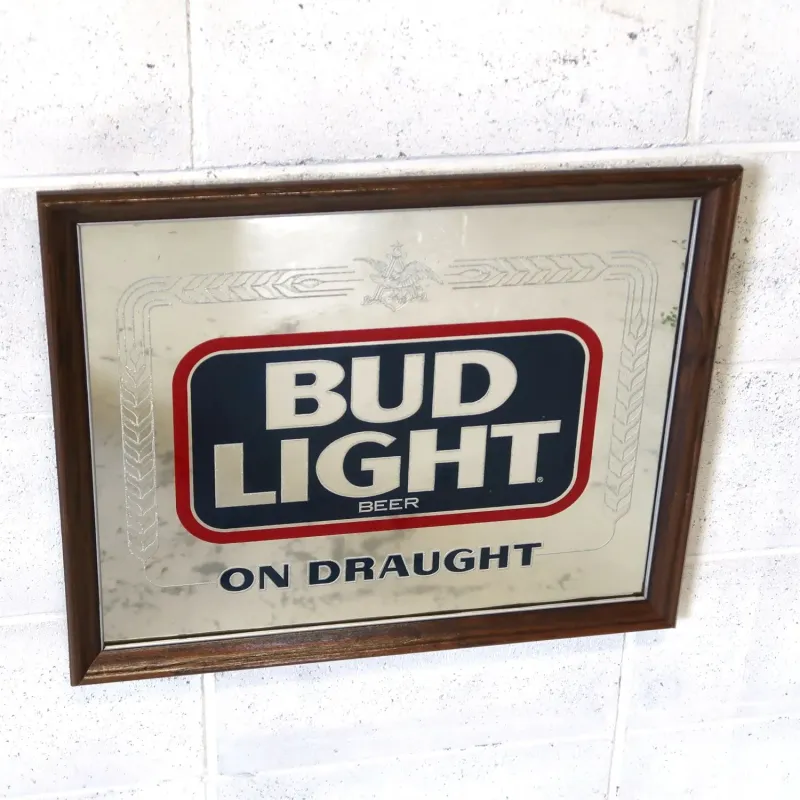 BUD LIGHT ビンテージ パブミラー