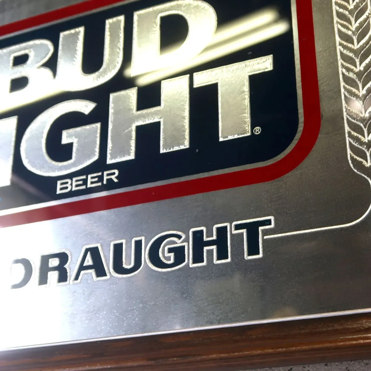 BUD LIGHT ビンテージ パブミラー