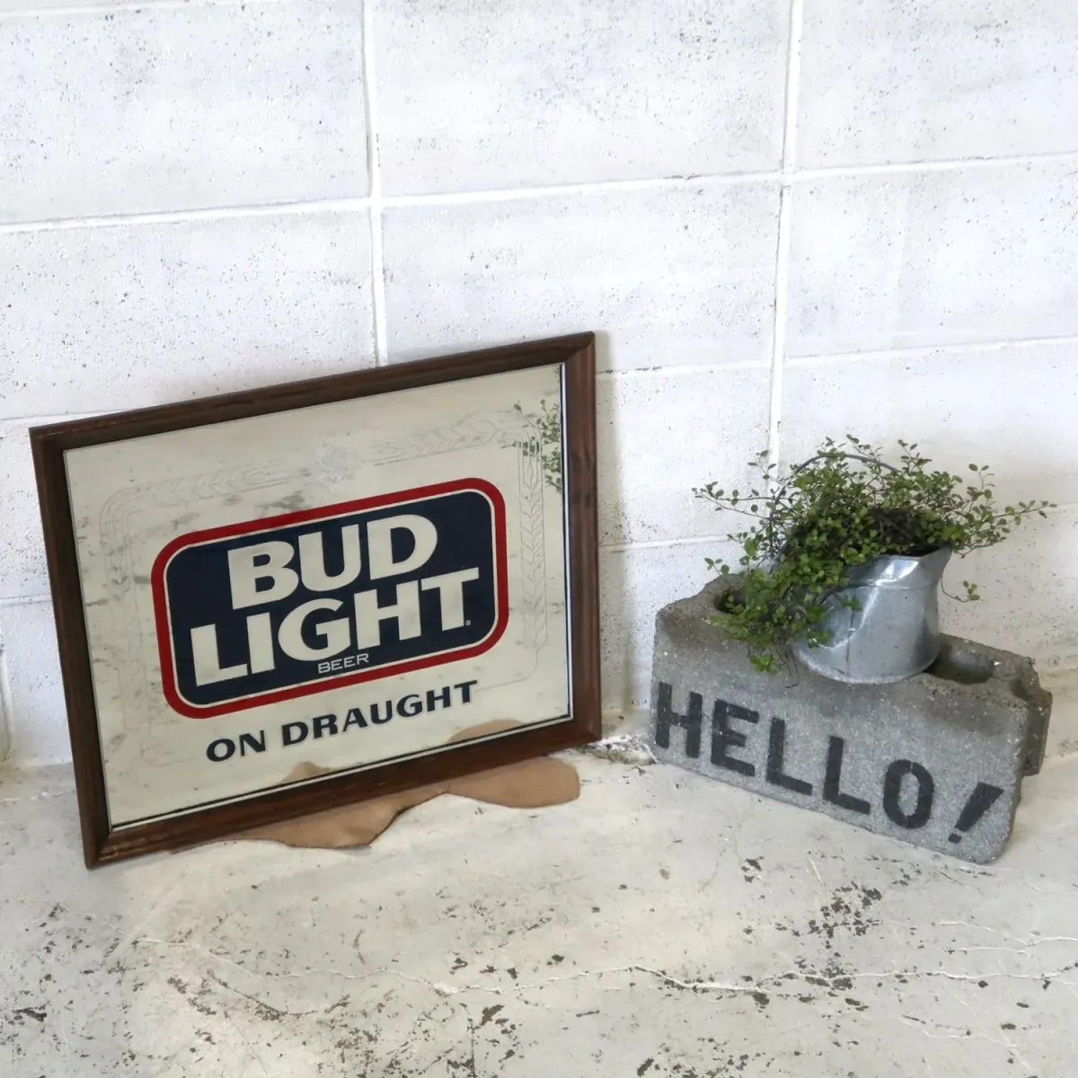 BUD LIGHT ビンテージ パブミラー