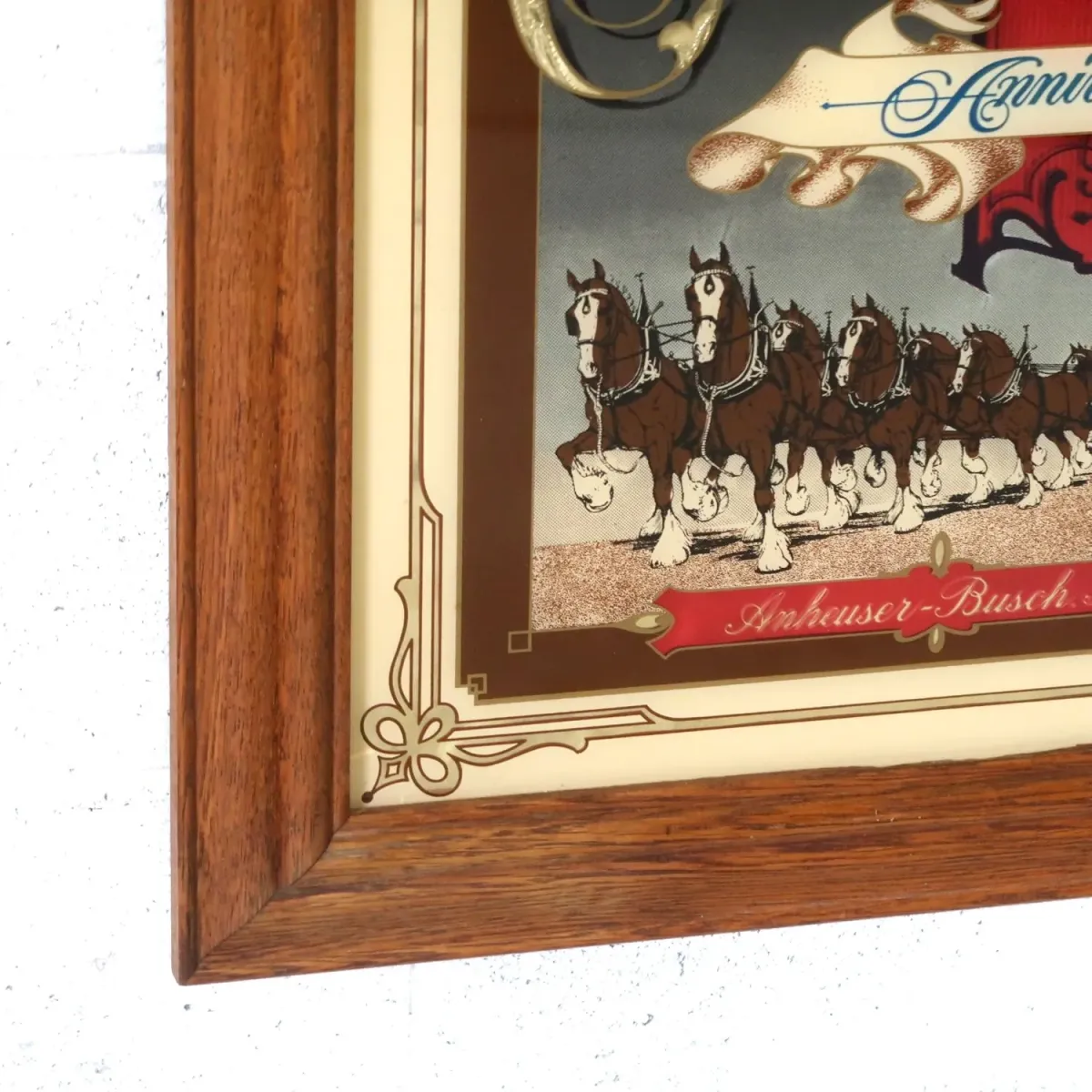 Budweiser ビンテージ パブミラー