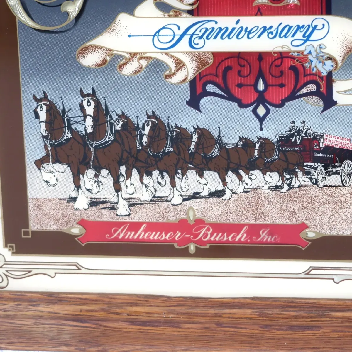 Budweiser ビンテージ パブミラー