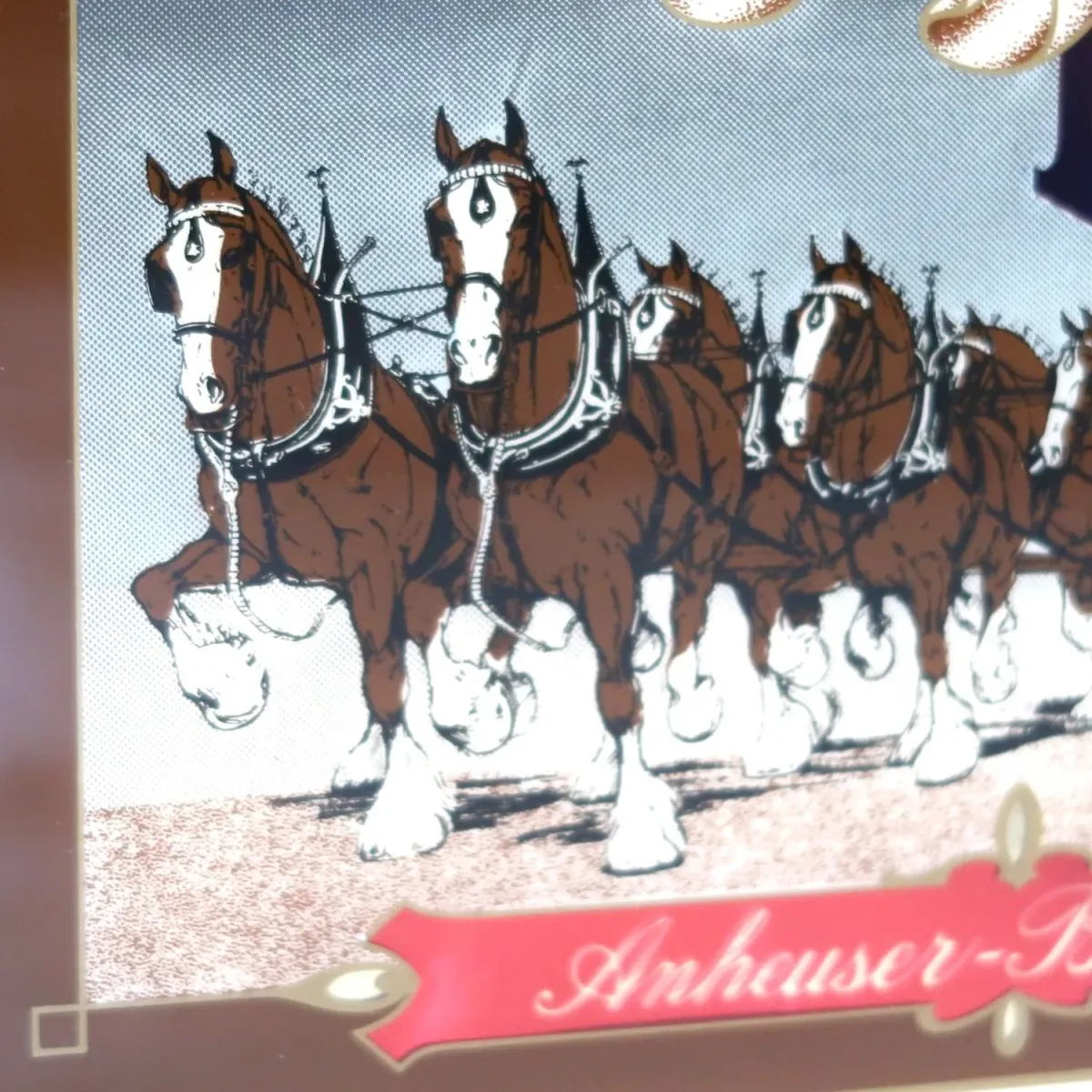 Budweiser ビンテージ パブミラー