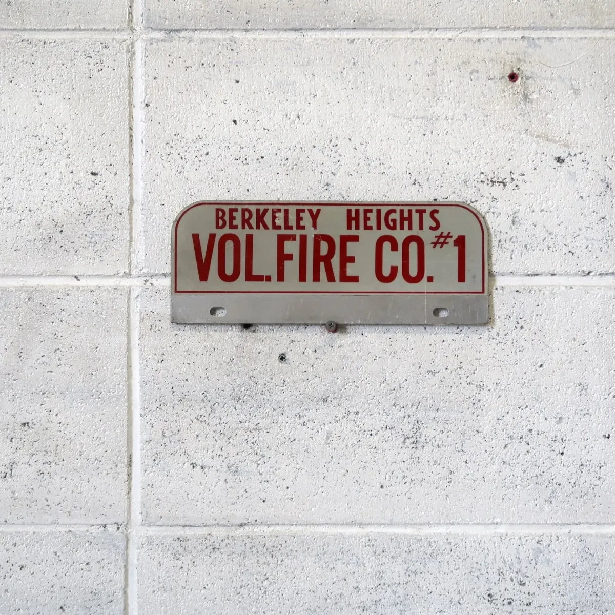 VOL. FIRE CO. ビンテージ サインプレート