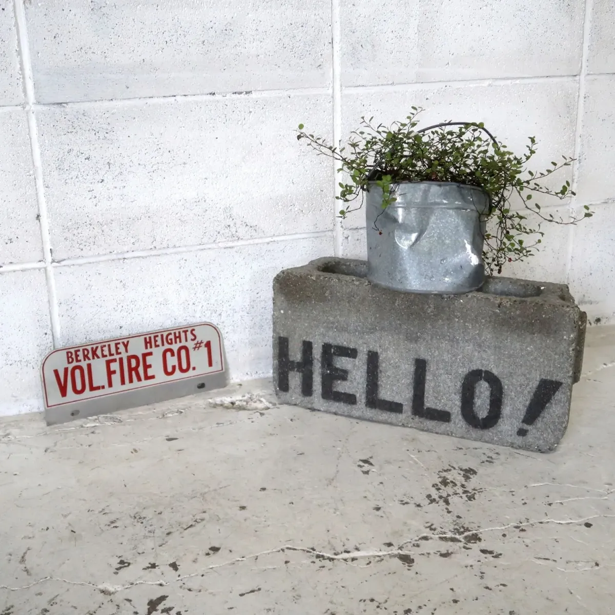 VOL. FIRE CO. ビンテージ サインプレート