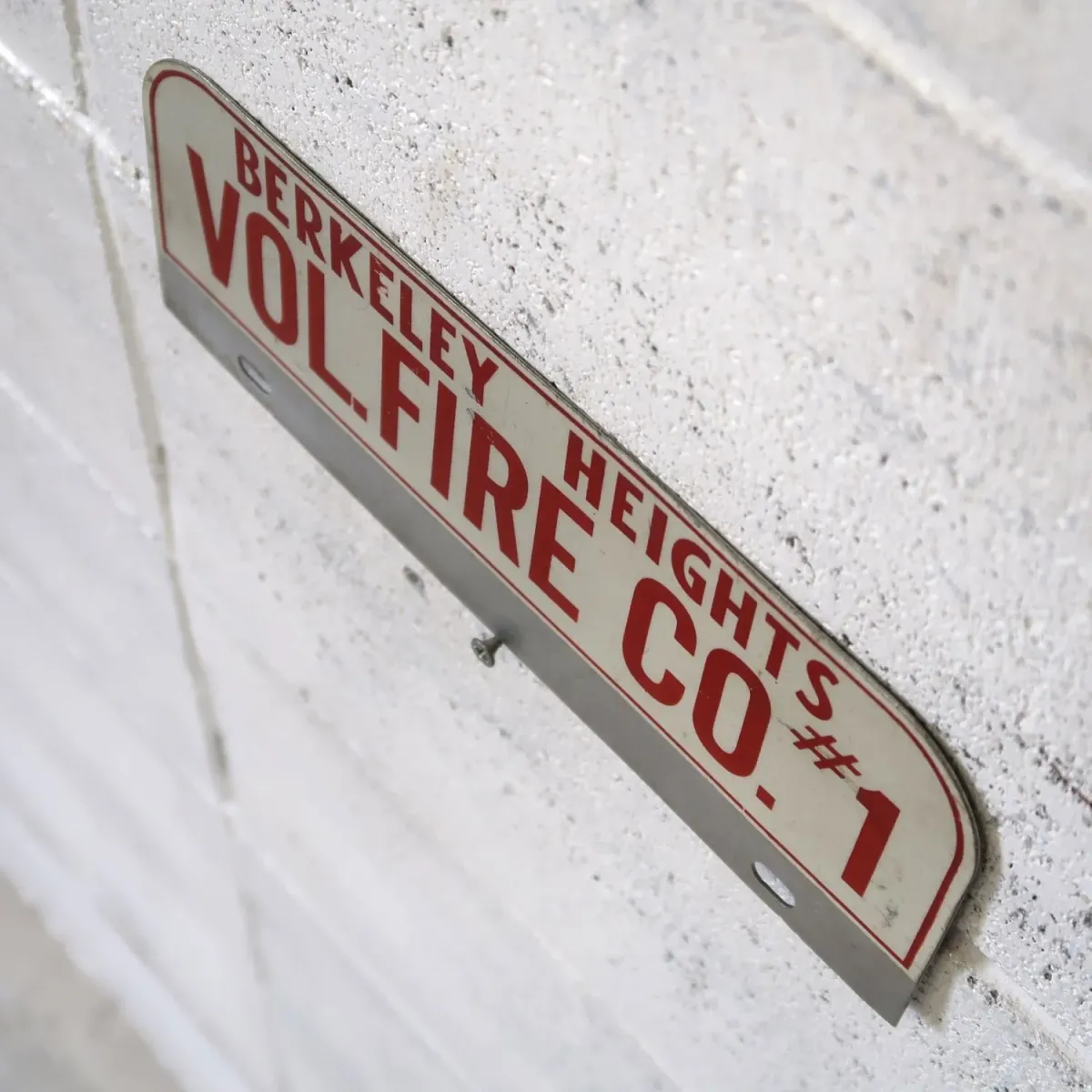 VOL. FIRE CO. ビンテージ サインプレート