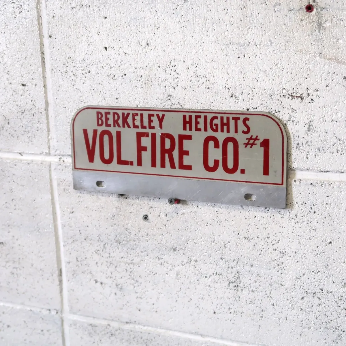 VOL. FIRE CO. ビンテージ サインプレート