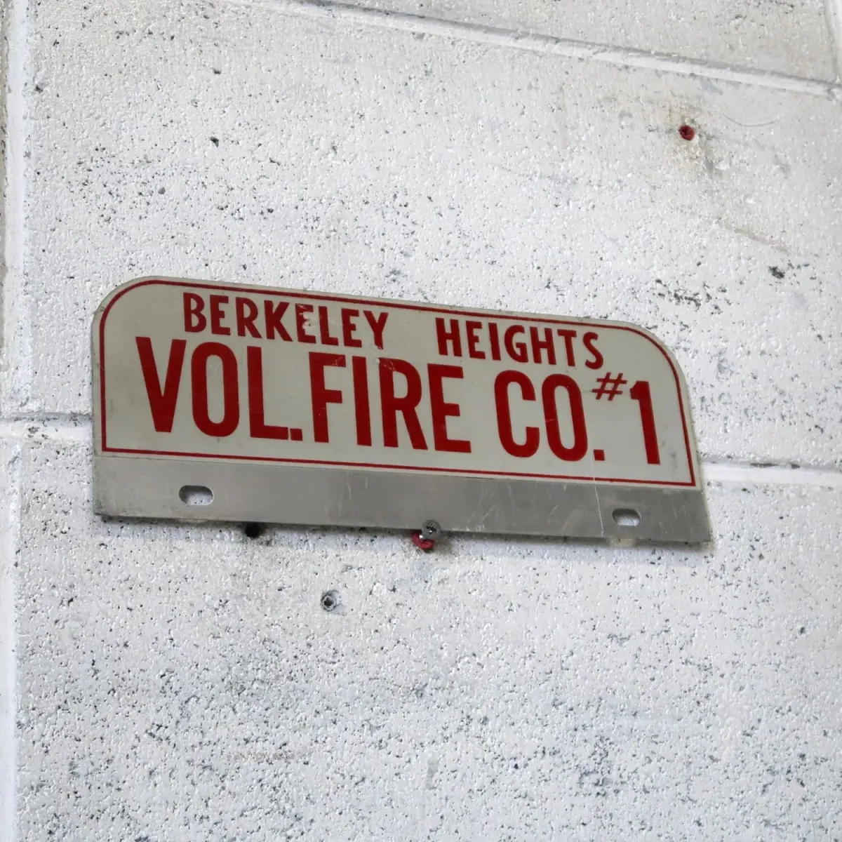 VOL. FIRE CO. ビンテージ サインプレート