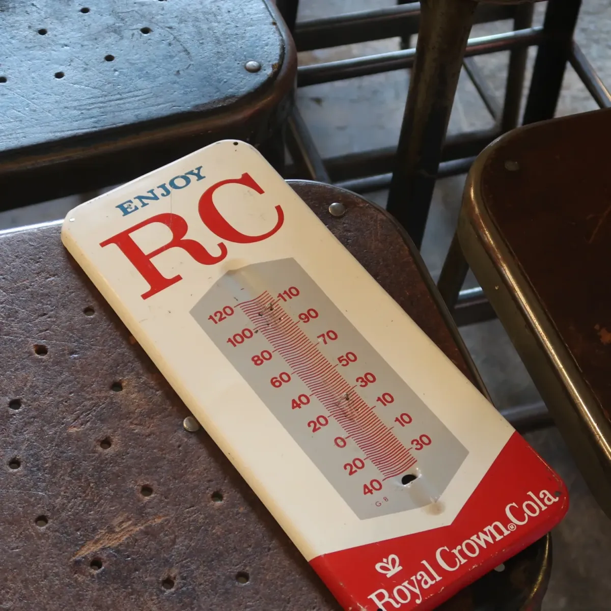 ROYAL CROWN COLA ビンテージ 温度計サイン