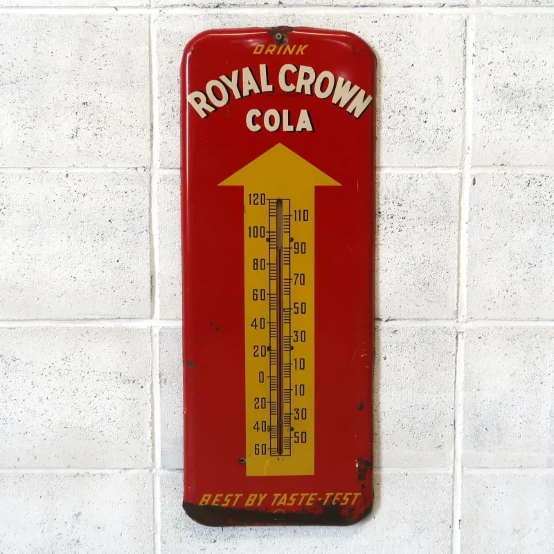 ROYAL CROWN COLA ビンテージ 温度計サイン