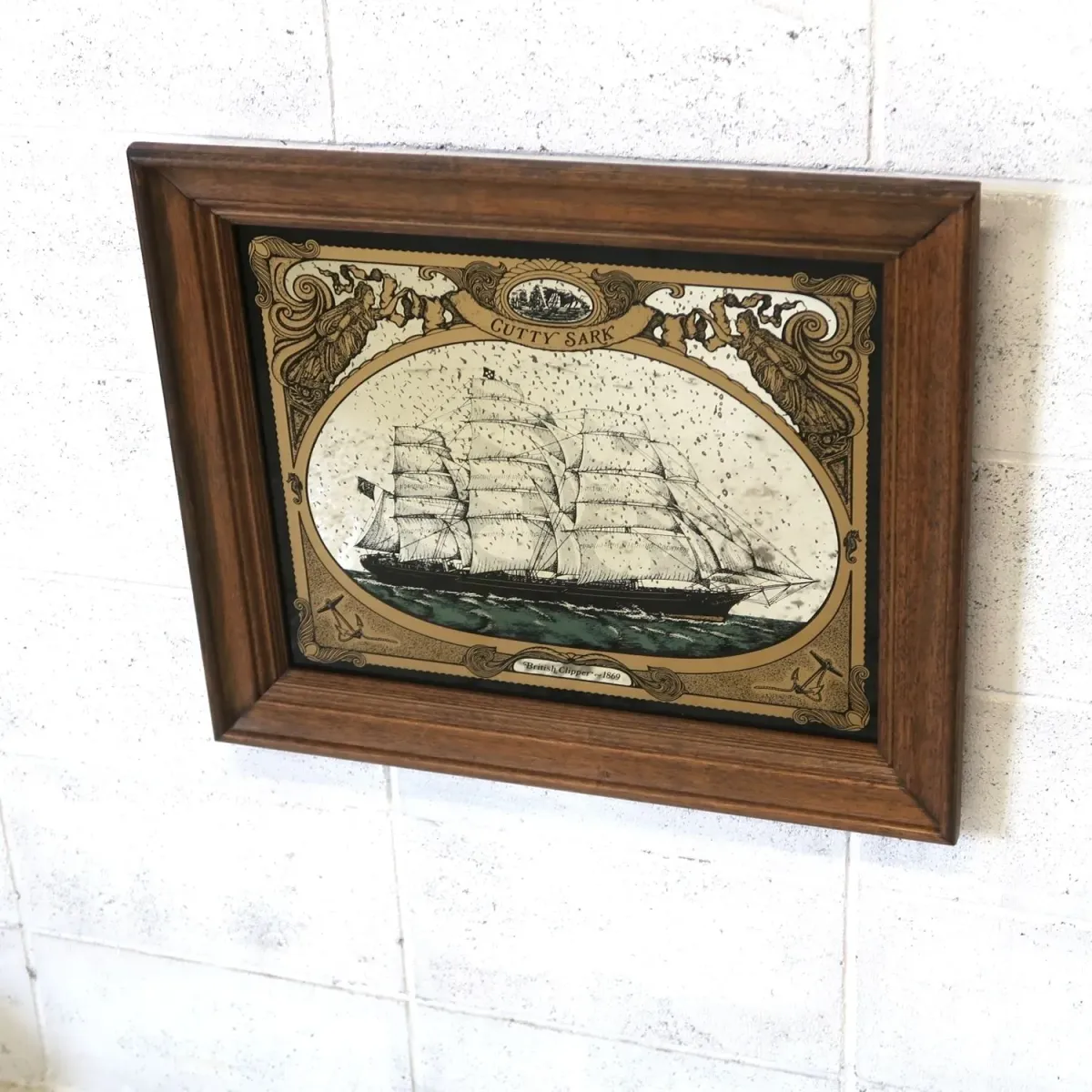 CUTTY SARK ビンテージ パブミラー