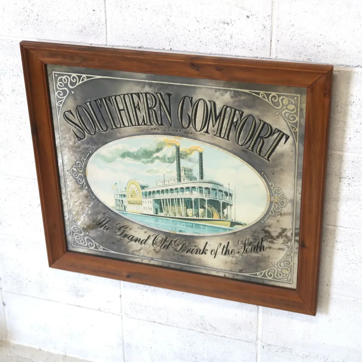 SOUTHERN COMFORT ビンテージ 大型パブミラー