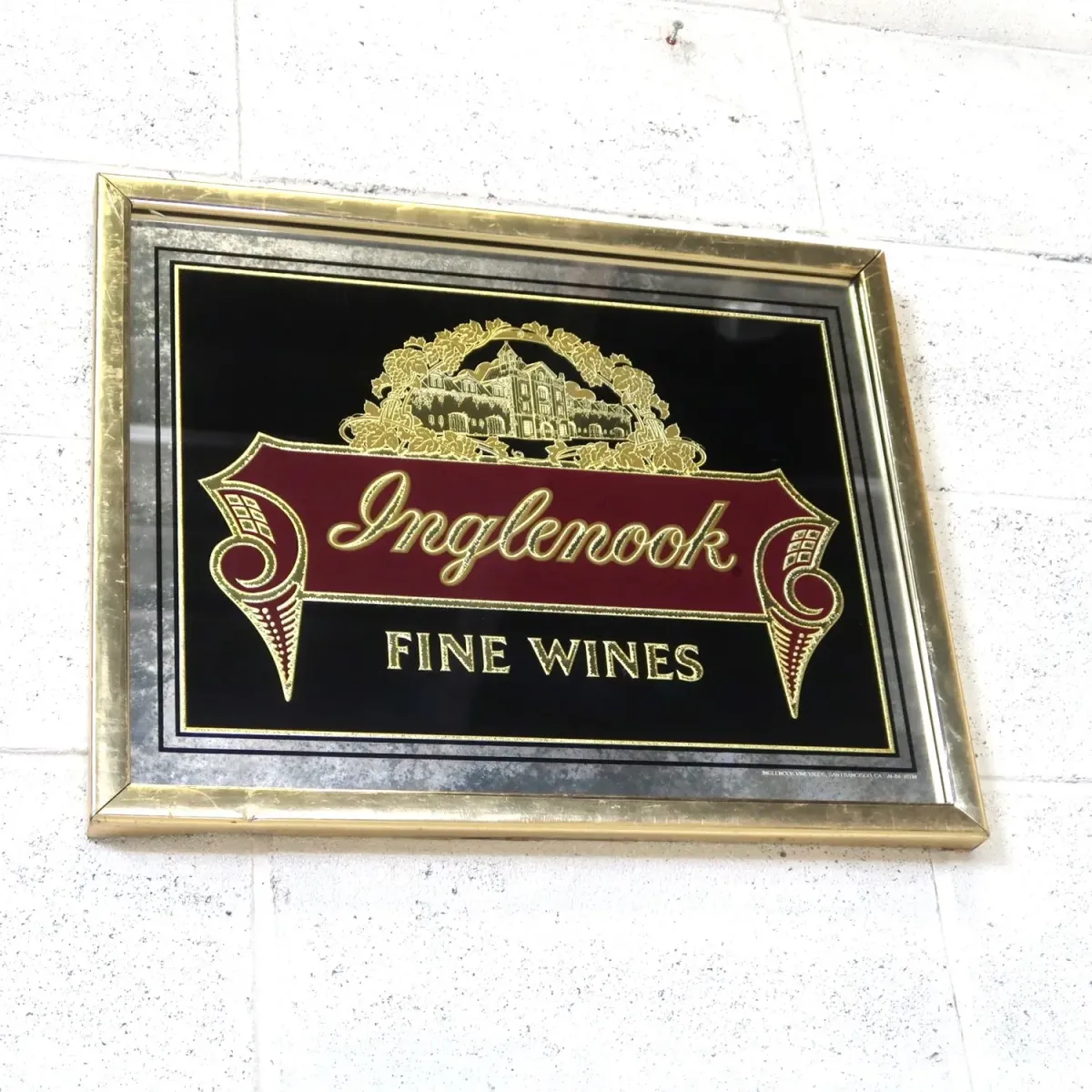 Inglenook ビンテージ パブミラー