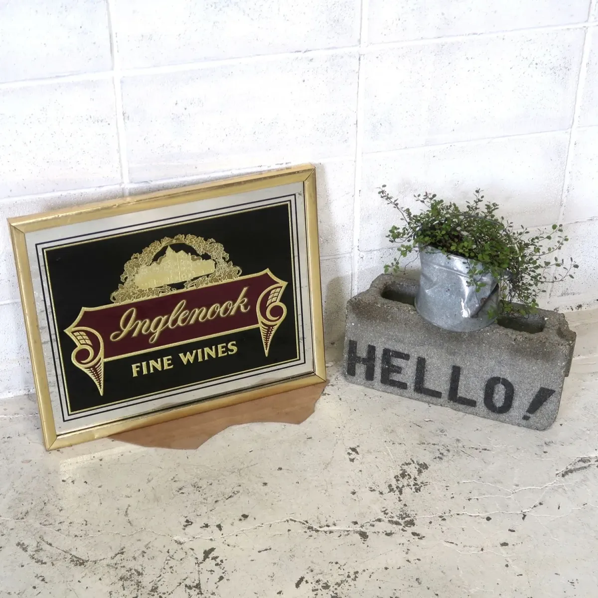Inglenook ビンテージ パブミラー
