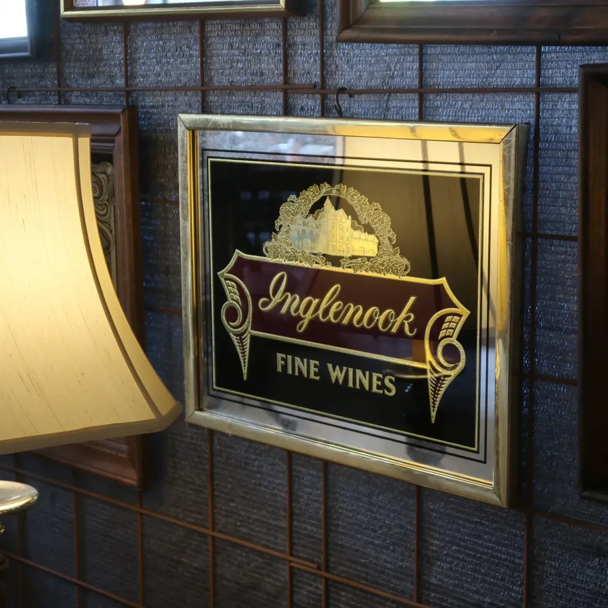 Inglenook ビンテージ パブミラー