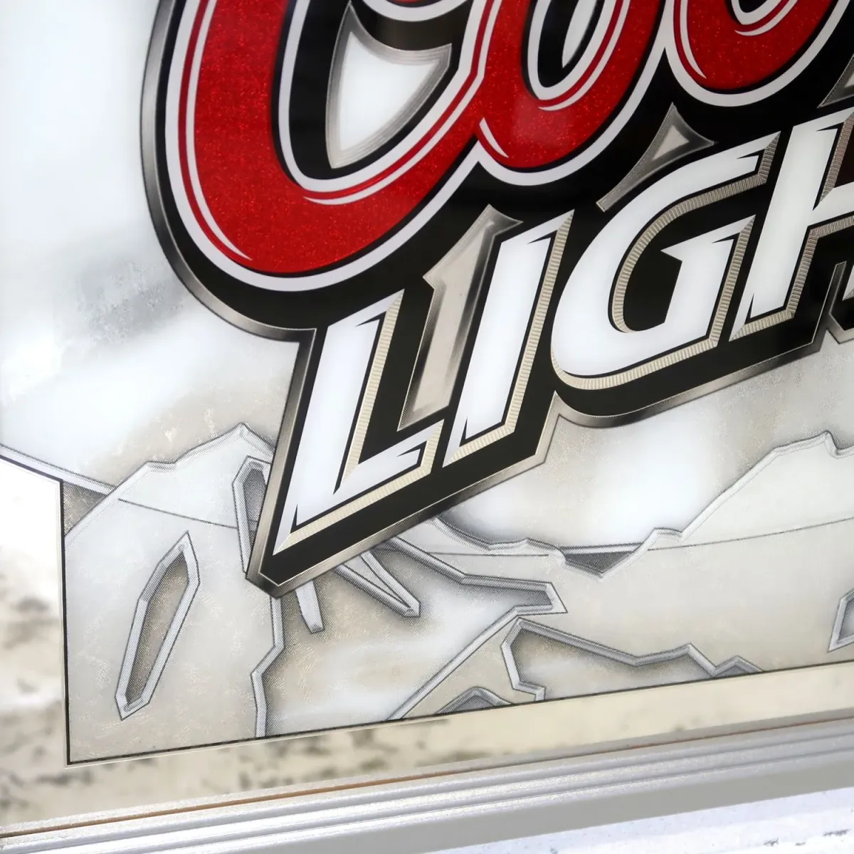 Coors LIGHT パブミラー