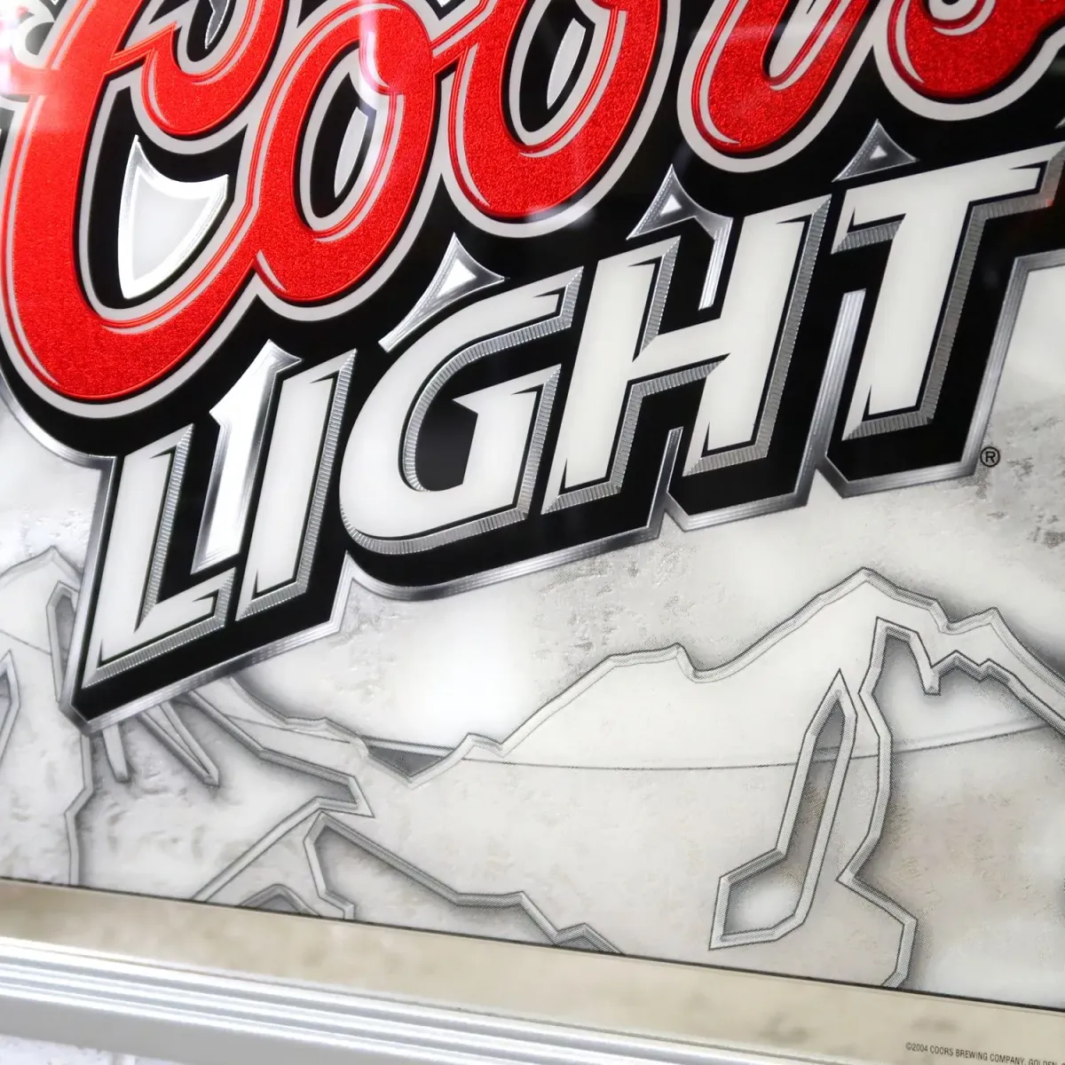 Coors LIGHT パブミラー