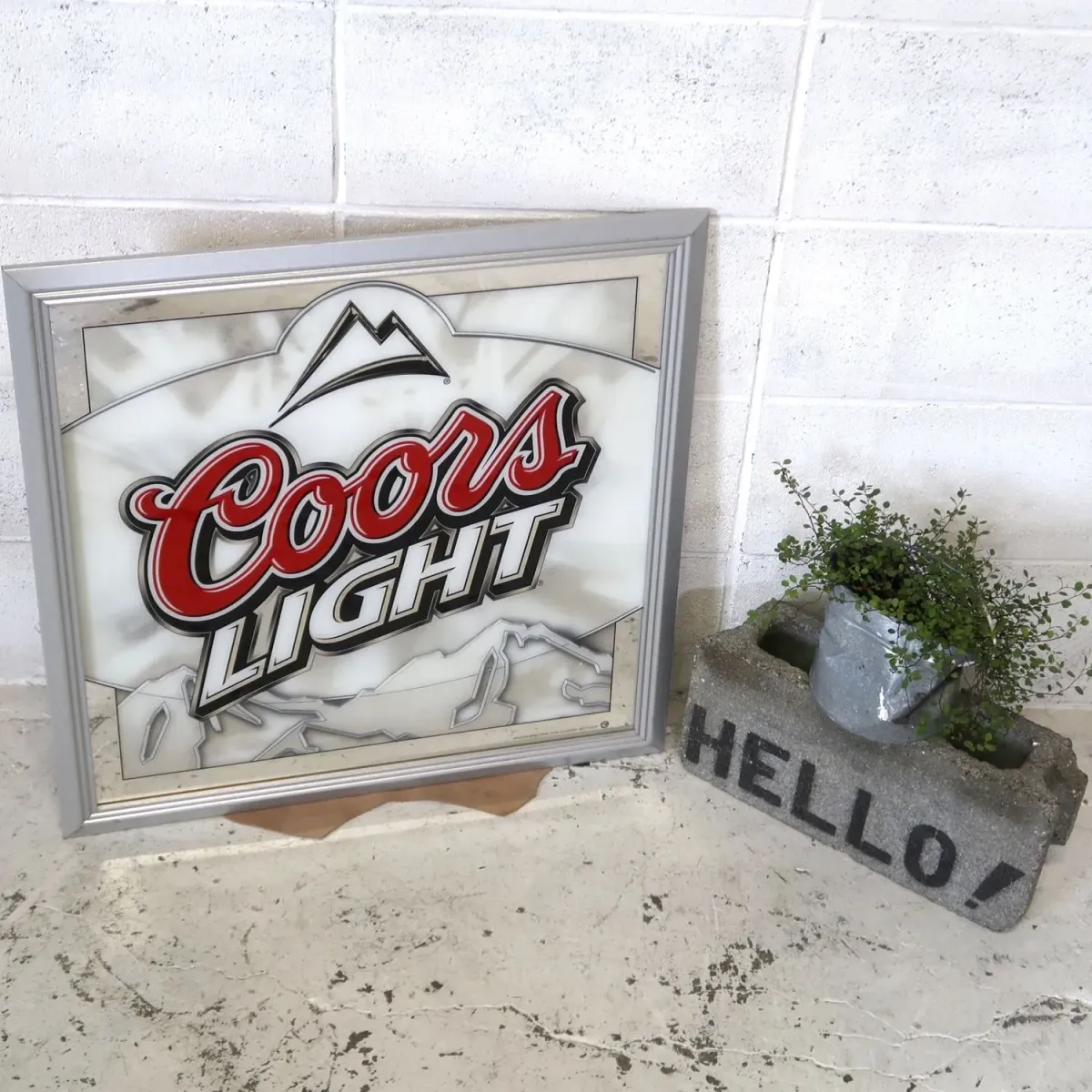 Coors LIGHT パブミラー