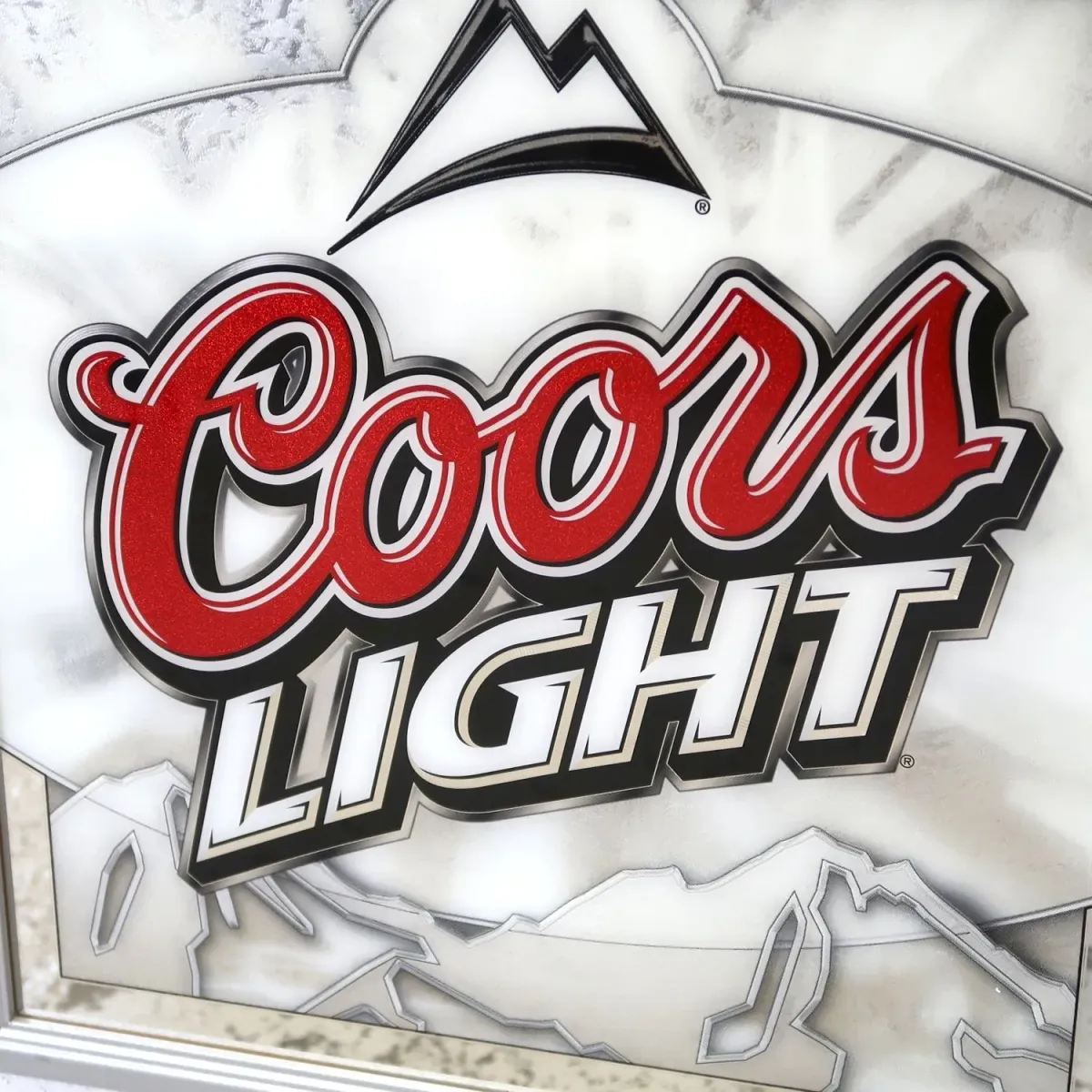 Coors LIGHT パブミラー