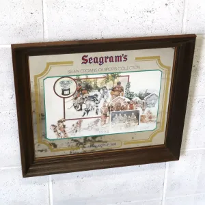 Seagram's ビンテージ パブミラー