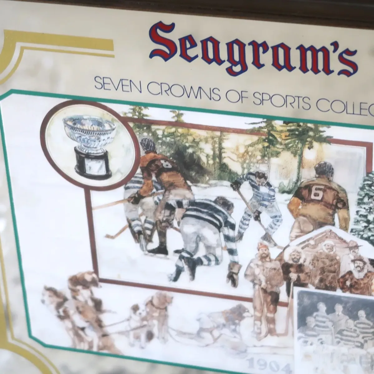 Seagram's ビンテージ パブミラー