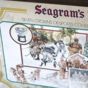 Seagram's ビンテージ パブミラー