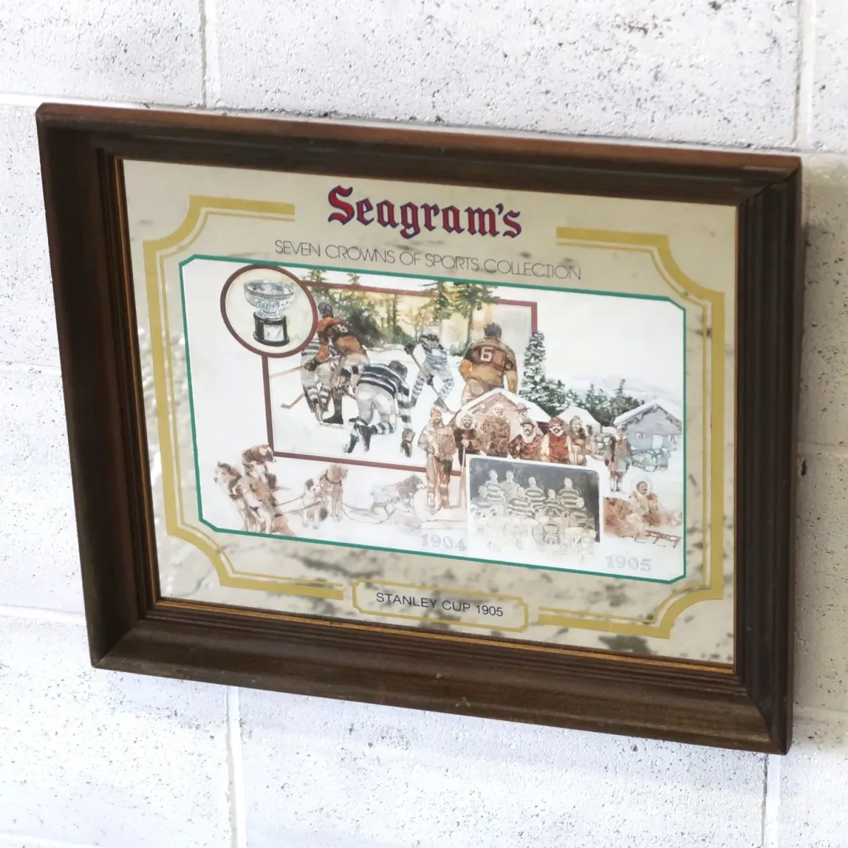 Seagram's ビンテージ パブミラー