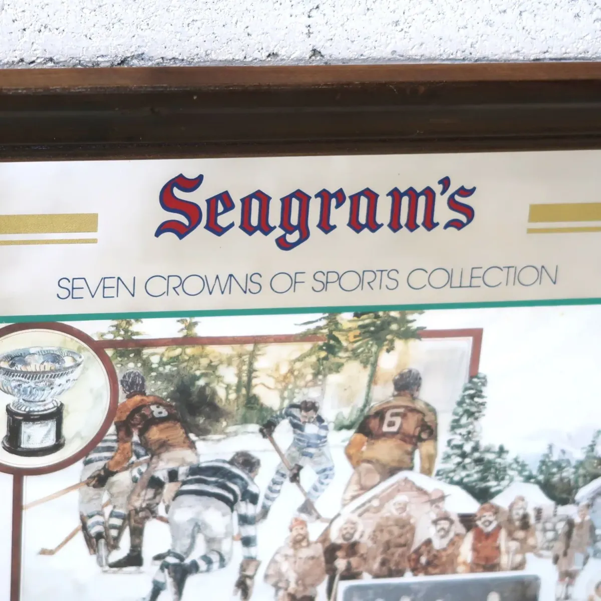 Seagram's ビンテージ パブミラー