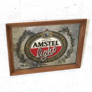 AMSTEL light ビンテージ パブミラー