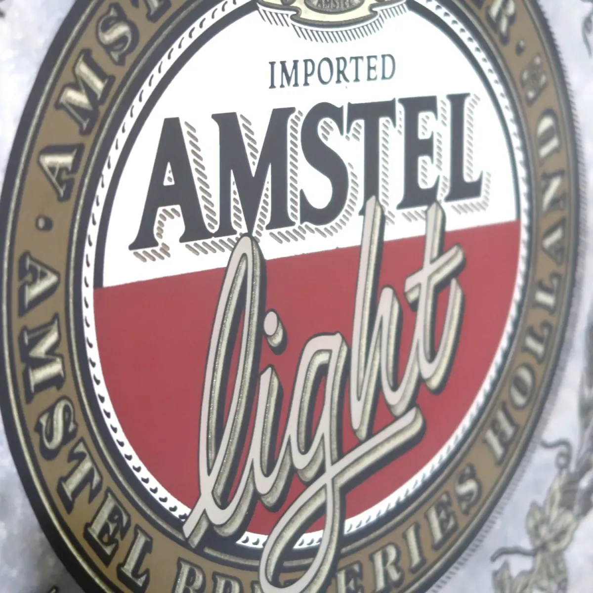 AMSTEL light ビンテージ パブミラー