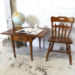 Ethan Allen アンティーク バタフライサイドテーブル