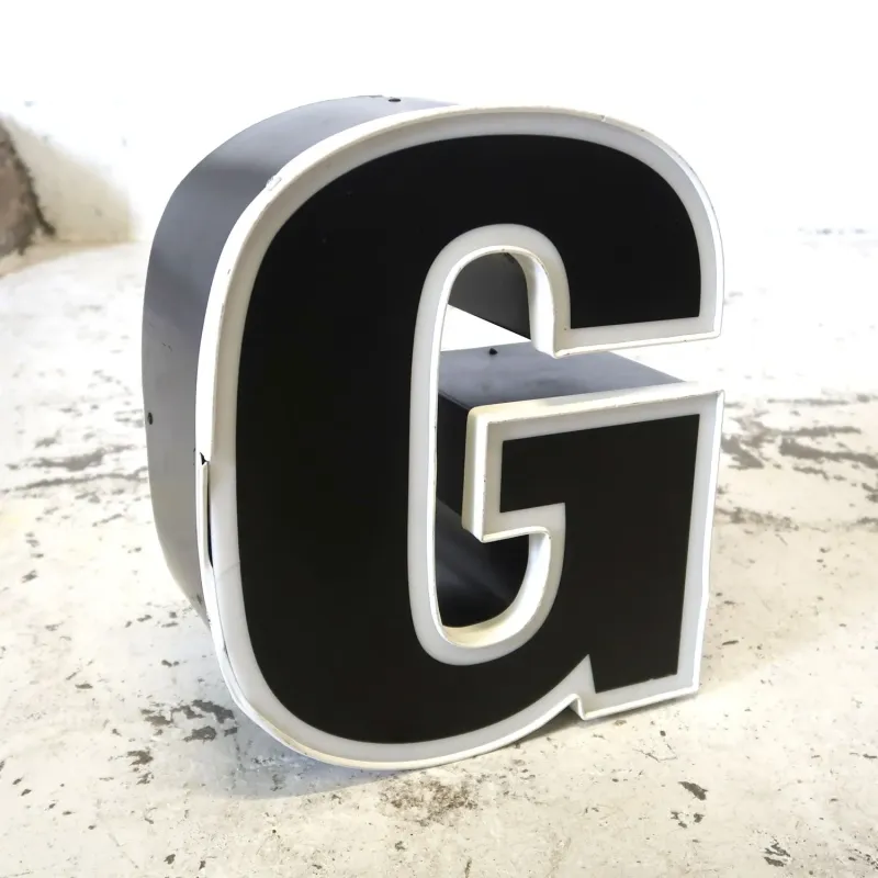 ビンテージ レターサイン G