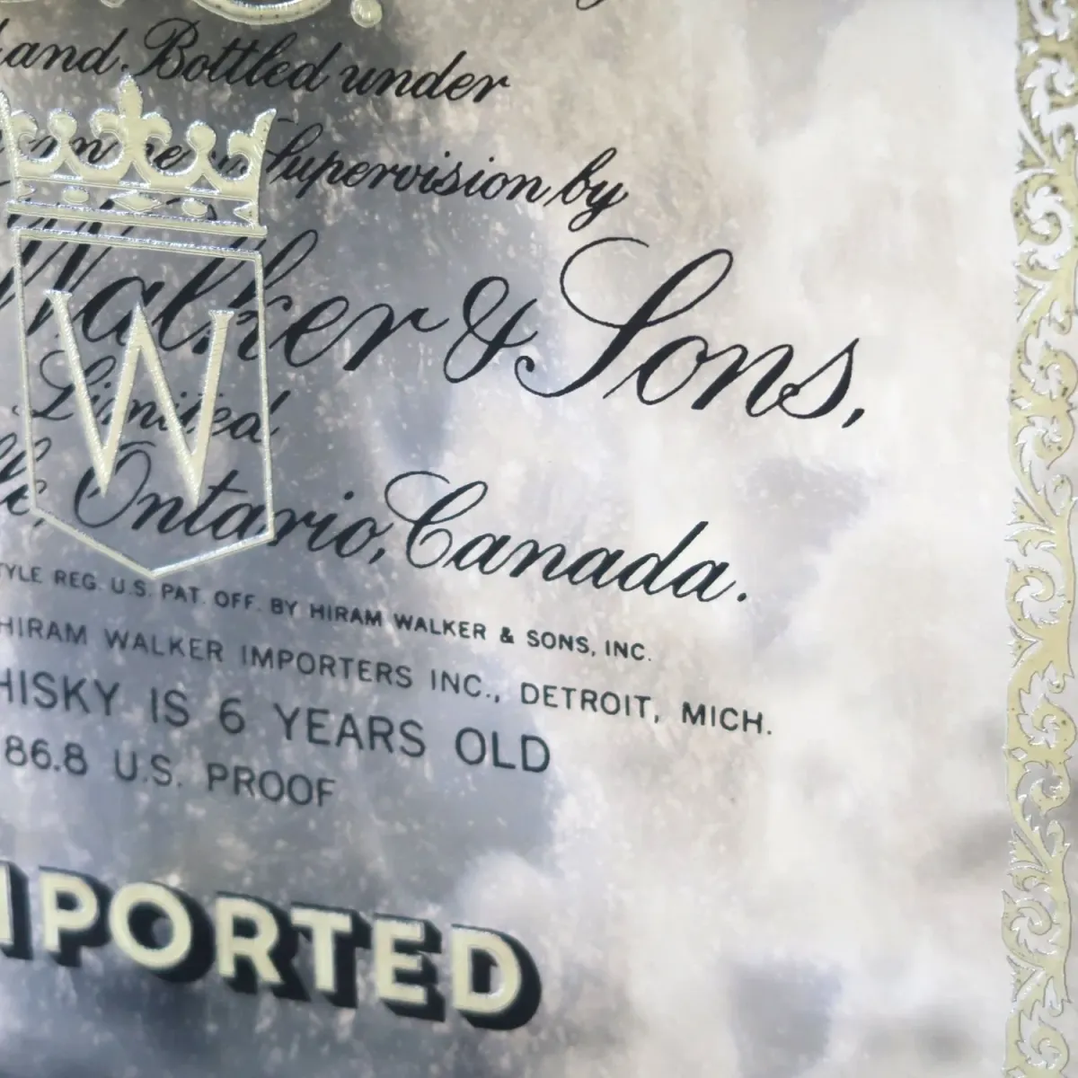 Canadian Club ビンテージ パブミラー