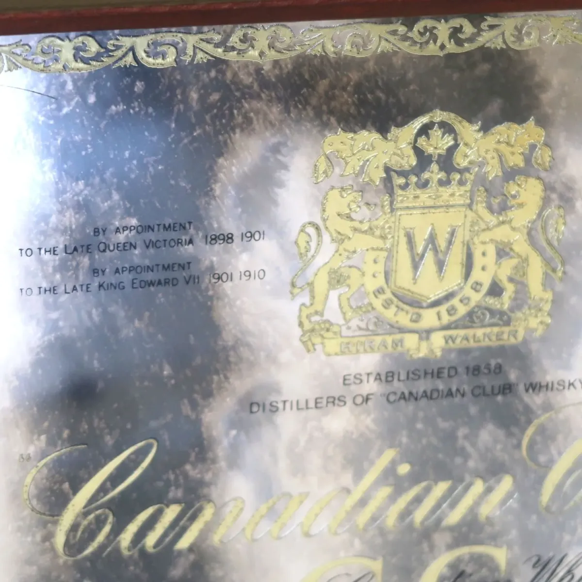 Canadian Club ビンテージ パブミラー