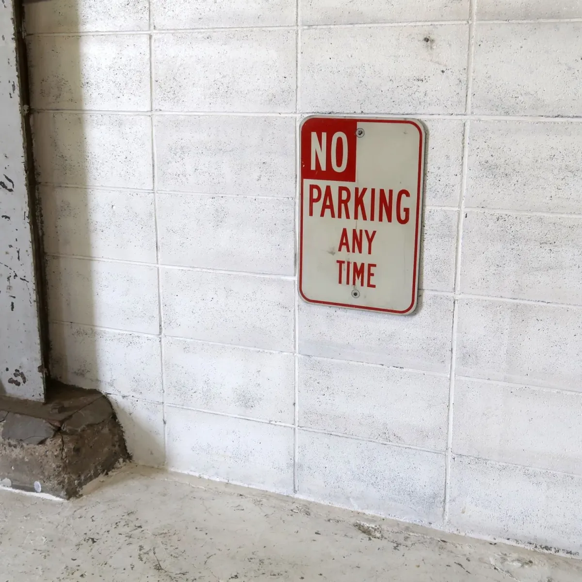 NO PARKING ビンテージ ロードサイン