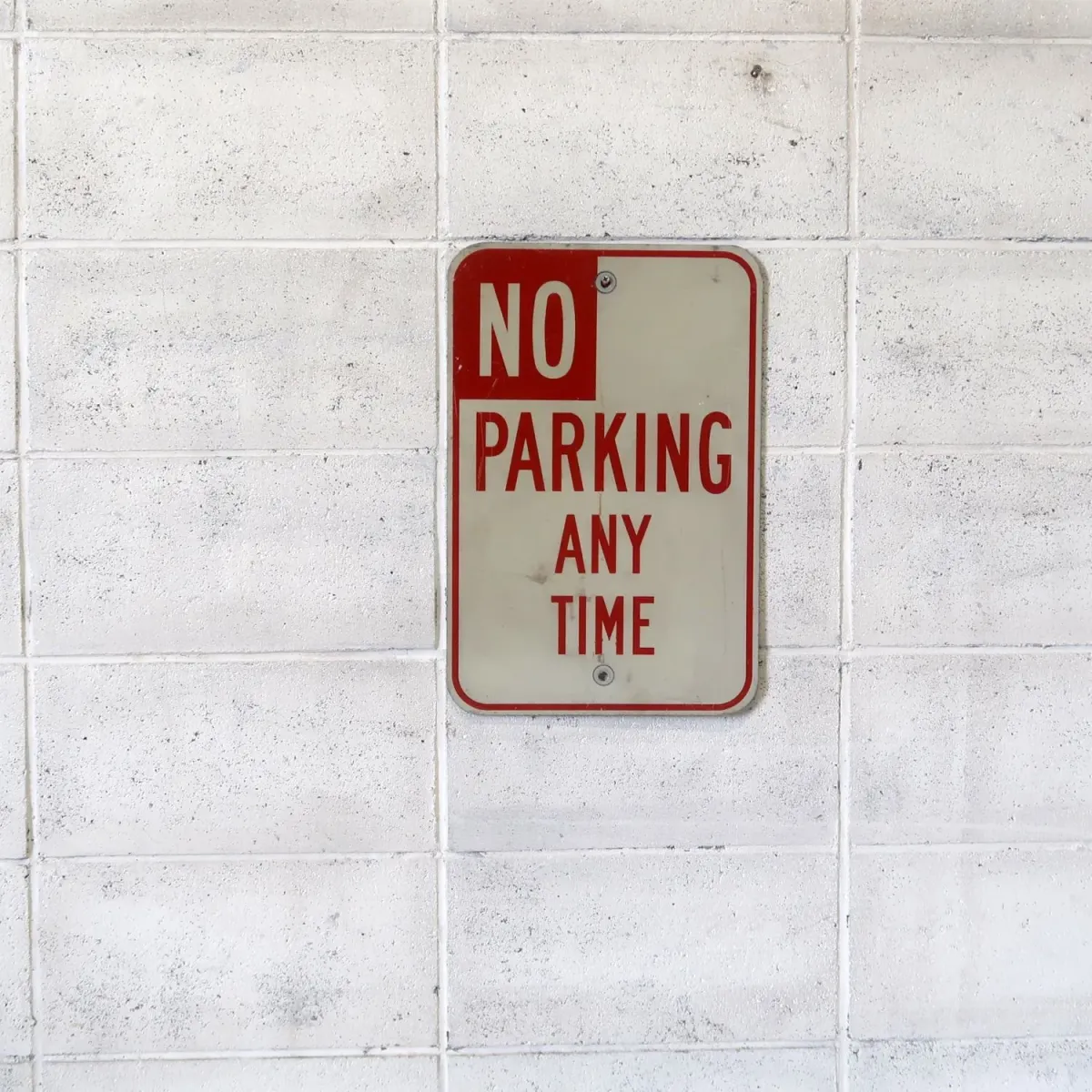 NO PARKING ビンテージ ロードサイン