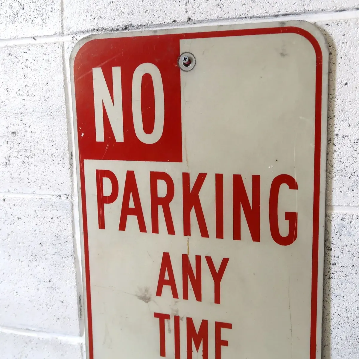 NO PARKING ビンテージ ロードサイン