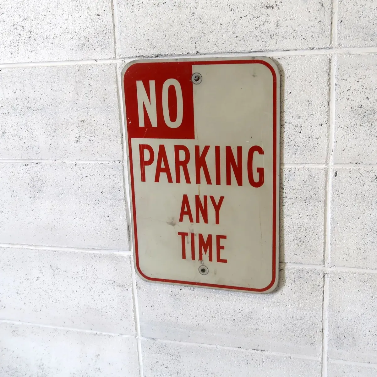 NO PARKING ビンテージ ロードサイン