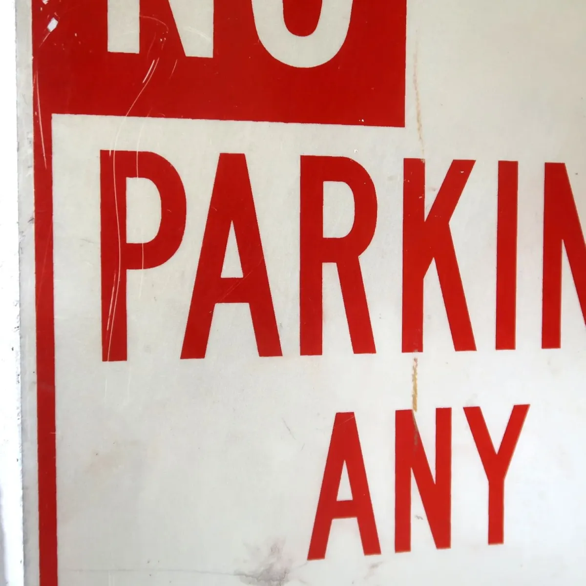 NO PARKING ビンテージ ロードサイン