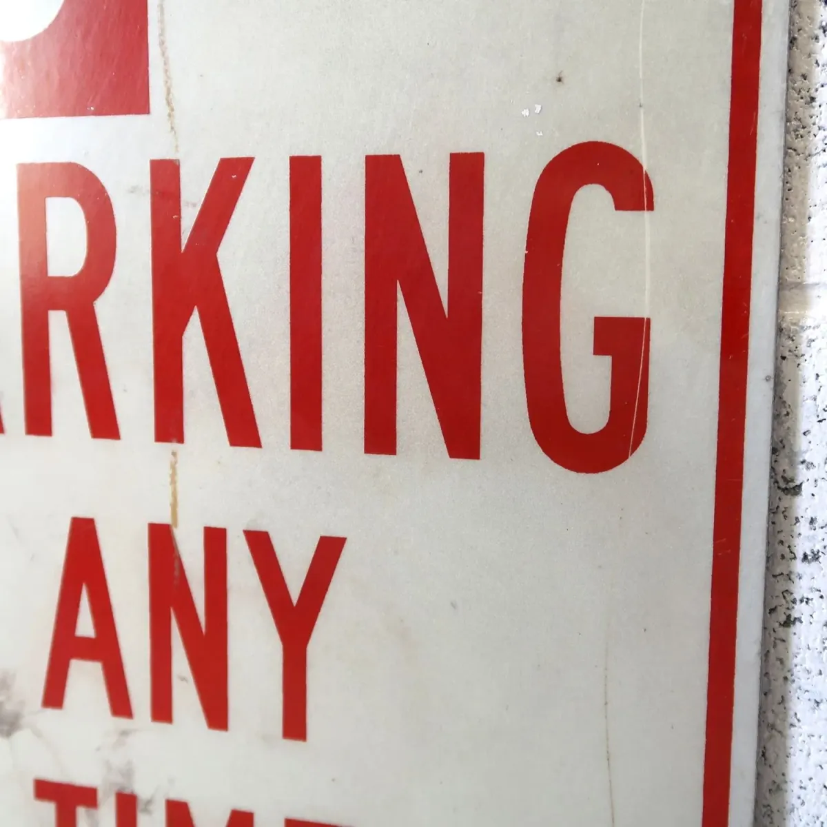 NO PARKING ビンテージ ロードサイン