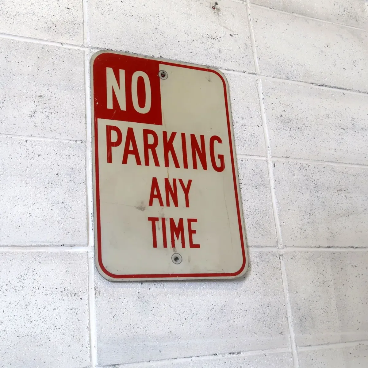 NO PARKING ビンテージ ロードサイン
