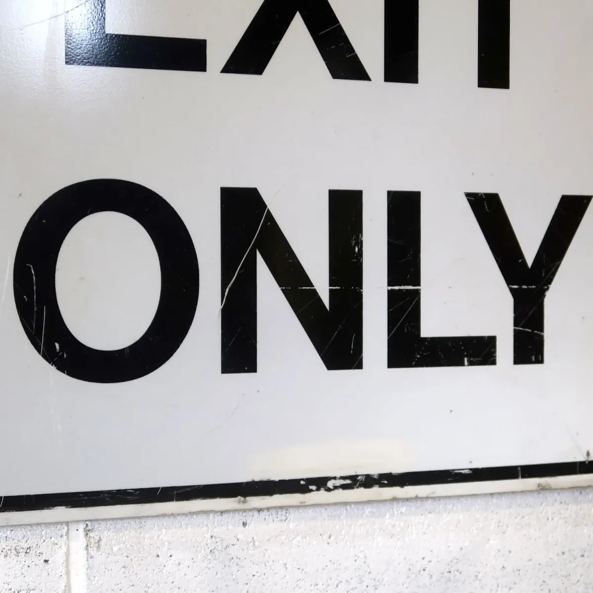 EXIT ONLY ビンテージ ロードサイン