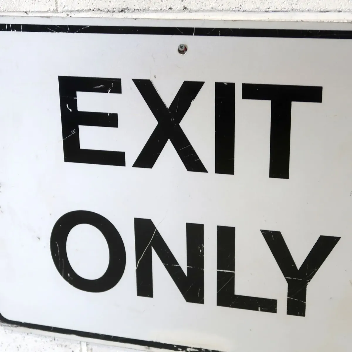 EXIT ONLY ビンテージ ロードサイン