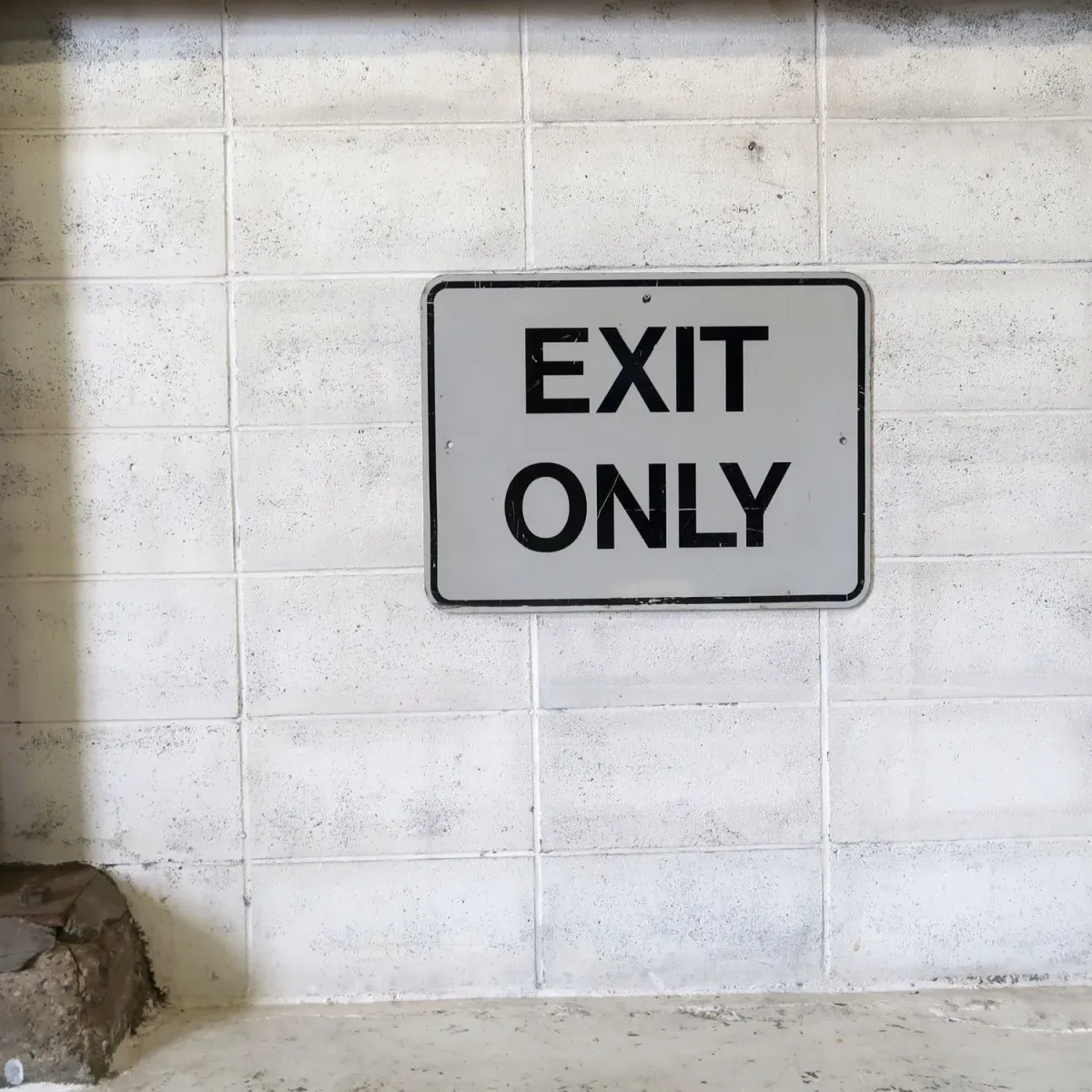 EXIT ONLY ビンテージ ロードサイン