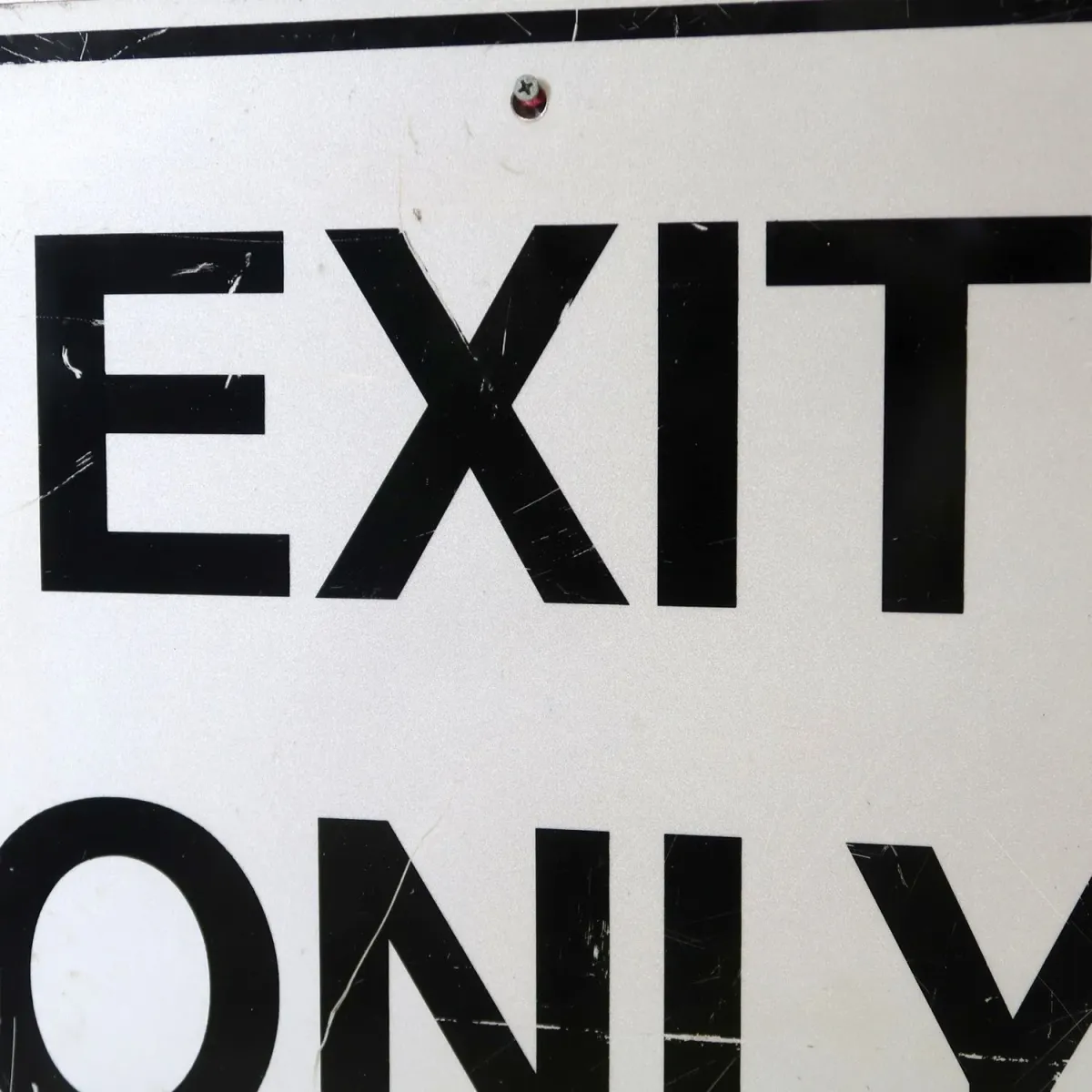EXIT ONLY ビンテージ ロードサイン